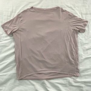 Lululemon Light Pink High-Low T-shirt